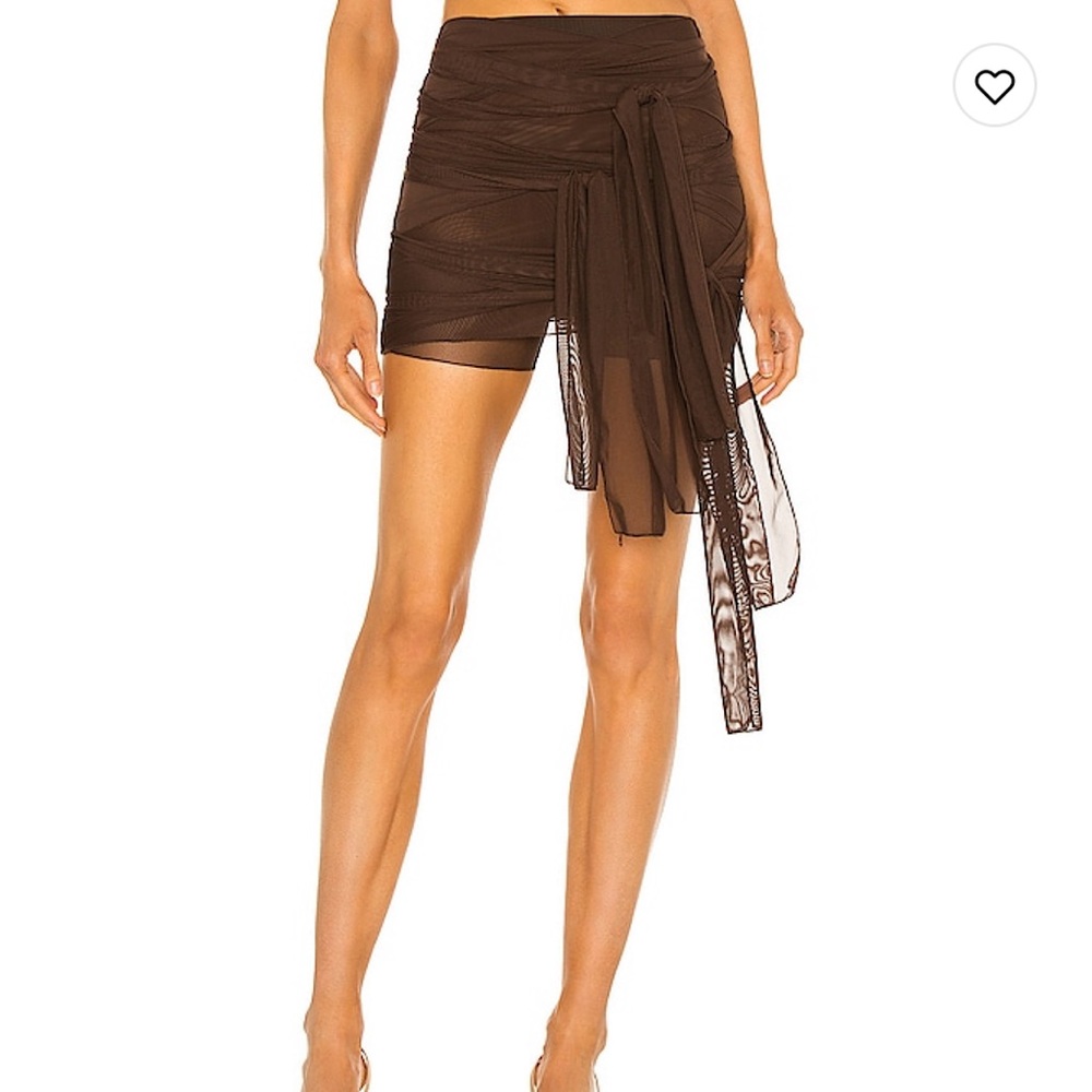 Kim Shui Brown Wrap Skirt